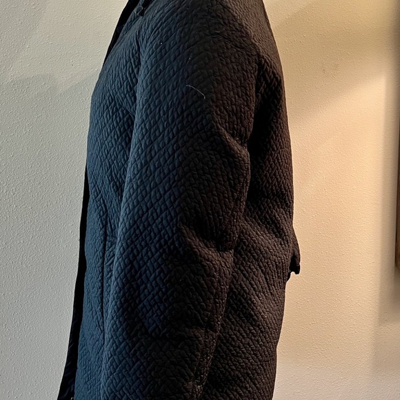 Woman's Gently Used Down Filled Trapunto Stitched Prada Puffer Jacket L - Picture 5 of 16